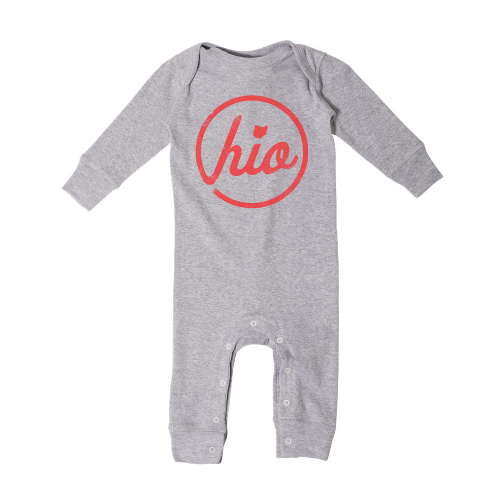 Circle Ohio - Baby Bodysuit / H. Grey