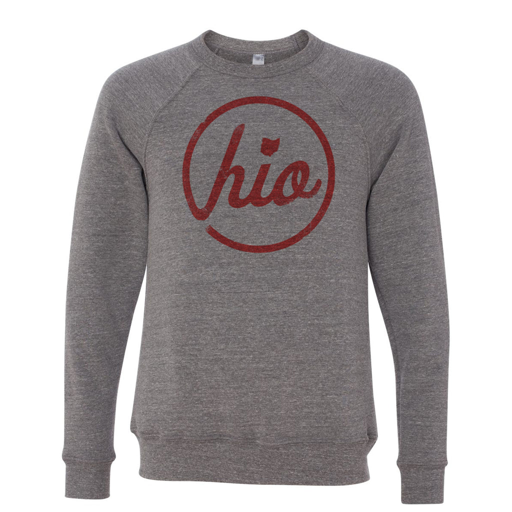 Circle Ohio - Crewneck Sweatshirt / H. Grey