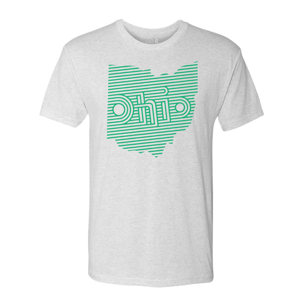 OHIO RETRO LINES - T-Shirt / H. WHITE