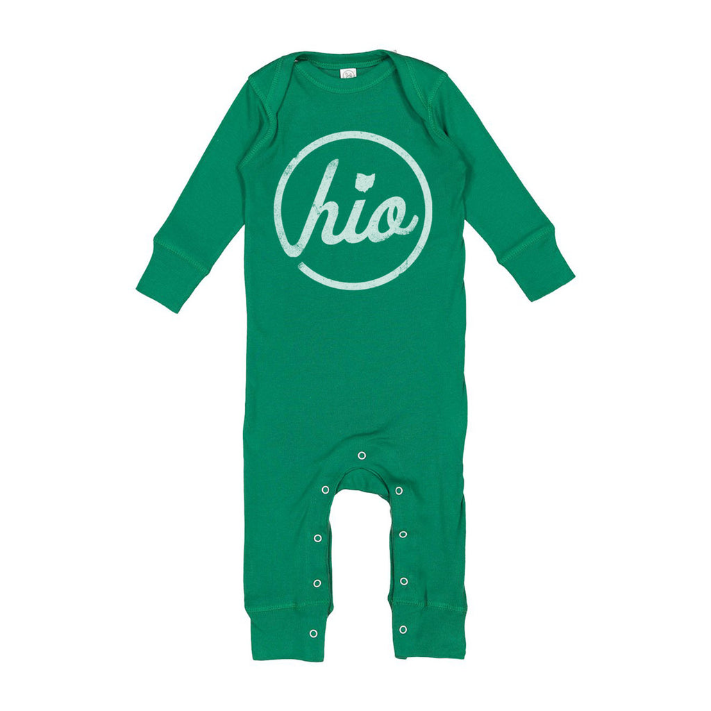 Circle Ohio - Baby Bodysuit / Green