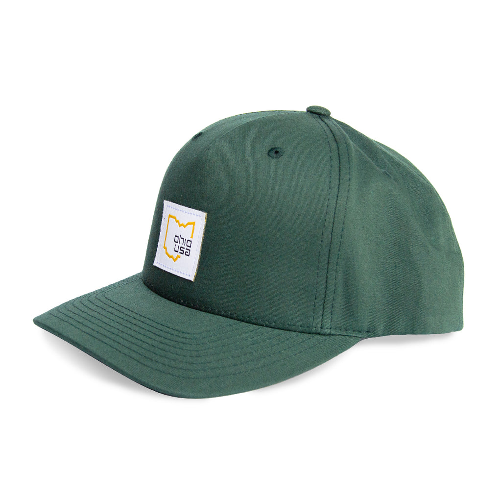 Ohio USA Patch - Snapback Hat / Green